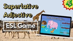 SUPERLATIVE Adjective ESL Game | English Activites to Help Teachers Instructional Video