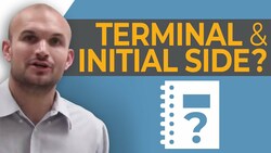 What are terminal and initial sides of an angle? Instructional Video