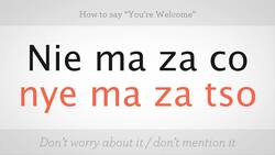 How to Say "You're Welcome" in Polish Instructional Video