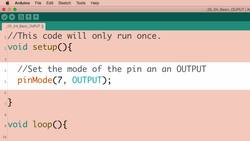 pinMode, digitalWrite, delay: Arduino Course 4.2 Instructional Video