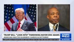 Trump says he will 'look at' pardon for embattled New York mayor Eric Adams News Clip
