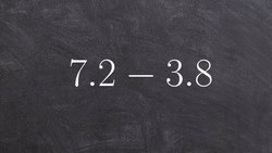 How to subtract two multi digit decimals from each other Instructional Video