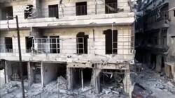 Latest drone flyover of Aleppo, Syria News Clip