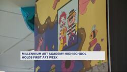 Millennium Art Academy High School holds first Art Week showcase News Clip