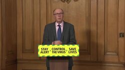 UK: Grant Shapps MP hosts UK Governments daily coronavirus update press conference, Part Fourteen. News Clip