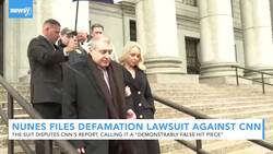 Rep. Devin Nunes Files $435M Defamation Lawsuit Against CNN News Clip