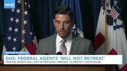 Trump Admin. Stands Firm In Sending Federal Agents To Portland News Clip