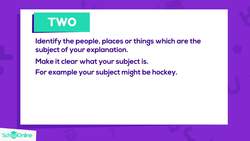 KS2 Primary English Age 9-13 - Writing: Writing to Explain - Explained Instructional Video