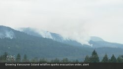 Vancouver Island wildfire forces hundreds from homes News Clip