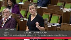 Poilievre challenges Freeland over the lack of fiscal anchors in her department's pandemic spending News Clip