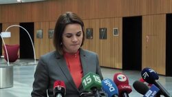 CLEAN : Belarus's opposition leader calls for 'investigation' over Belarus forced landing News Clip