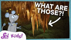 What are Stalactites and Stalagmites? | Let's Explore Caves! | SciShow Kids Instructional Video