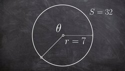 Finding theta given the arc length and radius Instructional Video