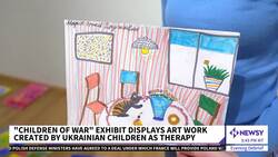 Ukrainian Kids Express Horrors Of War Through Art Therapy News Clip