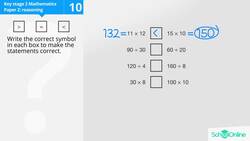 KS2 Primary Maths Age 9-13 - Ratio, Proportion and Algebra: Inequalities - Explained Instructional Video