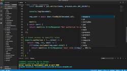 Node.js API Masterclass with Express and MongoDB - Role Authorization Instructional Video