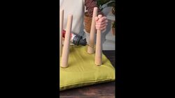 Bored of the same things? Recycle an old pillow into a cute chair for your living room Instructional Video