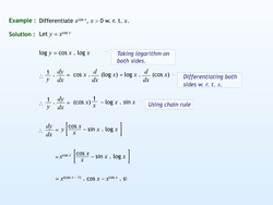 Logarithmic Differentiation Instructional Video