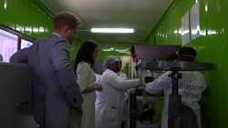 The Duke and Duchess of Sussex visit youth employment centre News Clip