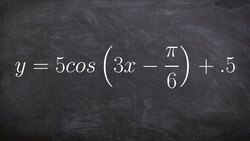 Find Period, Amplitude and Translations of Trigonometric Graphs Instructional Video