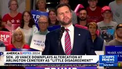 JD Vance downplays altercation at Arlington Cemetery as 'little disagreement' News Clip