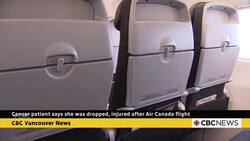 Cancer patient says she was dropped, injured after Air Canada flight News Clip