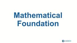 Data Science and Machine Learning (Theory and Projects) A to Z - Mathematical Foundation: Introduction to Mathematical Foundation of Feature Selection Instructional Video