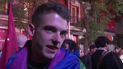 Socialist supporters react to election results Instructional Video