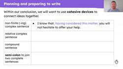 Writing the conclusion of a persuasive letter to Sherlock Holmes Instructional Video