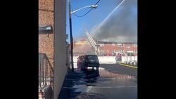 Fire at Roselle Park apartment complex caves in roof News Clip