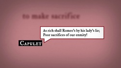 Romeo and Juliet 5.3 Word Nerd: sacrifice Instructional Video