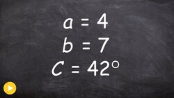 Find all the missing measures SAS | Law of Cosines Instructional Video