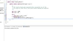 Core Java Programming Course- "Finally" Block Instructional Video