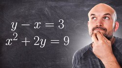 Eliminate or Substitute to solve this simultaneous equation? Instructional Video