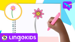 How to draw a Flower Instructional Video