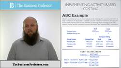 Activity-Based Costing - Example Instructional Video