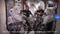 Luca Parmitano tells us why doing repairs in space is a lot like open-heart surgery News Clip