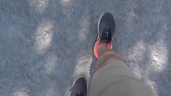 Top view steps Stock Footage