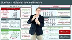 Mathematics: Multiplication, Division, and Negative Numbers Instructional Video