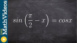 How to prove the cofunction identities using sum and difference formulas Instructional Video