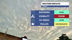 Scattered rain today and tomorrow in The Bronx News Clip