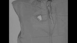 Results of a hand grenade explosion on a new protective safety vest News Clip