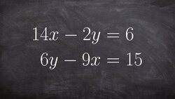 Using Multipliers to Solve a System of Equations Using Elimination Instructional Video