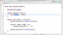Java Programming for Complete Beginners - Java 16 - Step 10 - Executor Service - Customizing Number of Threads Instructional Video