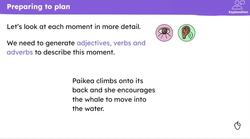 Planning the resolution of 'Whale Rider' Instructional Video