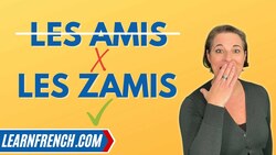 When do you pronounce the end of the word in French? LES LIAISONS the key to speaking French! Instructional Video