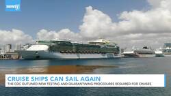 Cruise Ships Okayed To Resume Voyages Under New CDC Guidelines News Clip