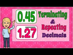 How to Write Terminating and Repeating Decimals as Fractions Instructional Video