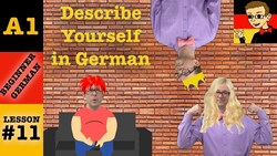 Describe Yourself with 118 German Adjectives - Beginner German with Herr Antrim Lesson #11 Instructional Video