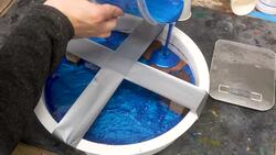 Woodturning - Blue African Wood Plate Instructional Video